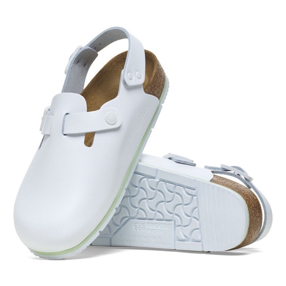 Birkenstock Other - Birkenstock White Tokio Pro Sz 42